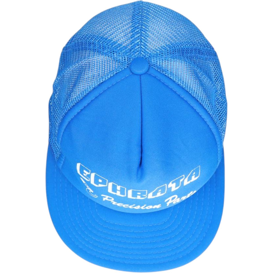 EPHRATA Precision Parts Advertising Mesh Trucker Cap, One Size Fits Most, Vintage unclear blue type Vintage Second Hand