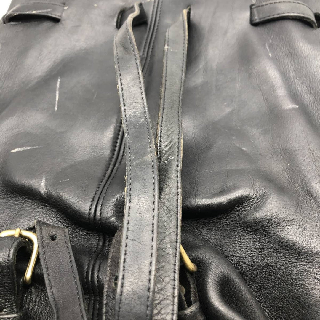 90'S Coach Old Coach 2-Way Daypack Backpack Vintage genuine leather black type Vintage Second Hand