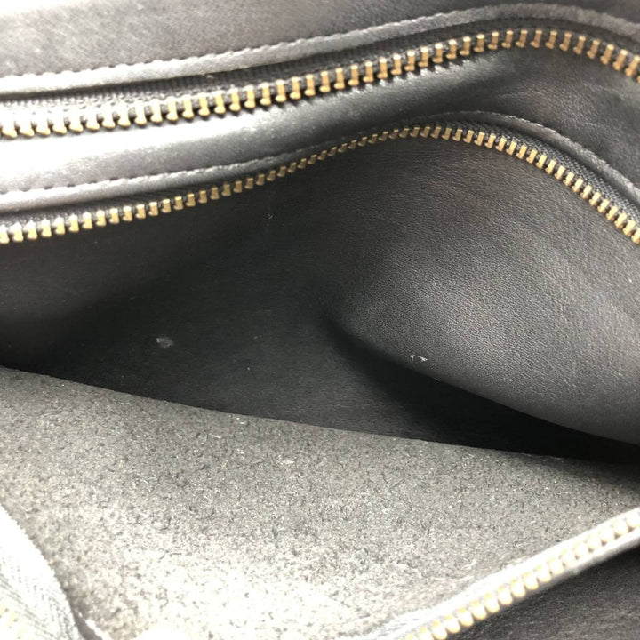 90'S Coach OLD COACH 2-WAY Shoulder Bag, Made in USA, Vintage Genuine Leather Cowhide black type Vintage Second Hand