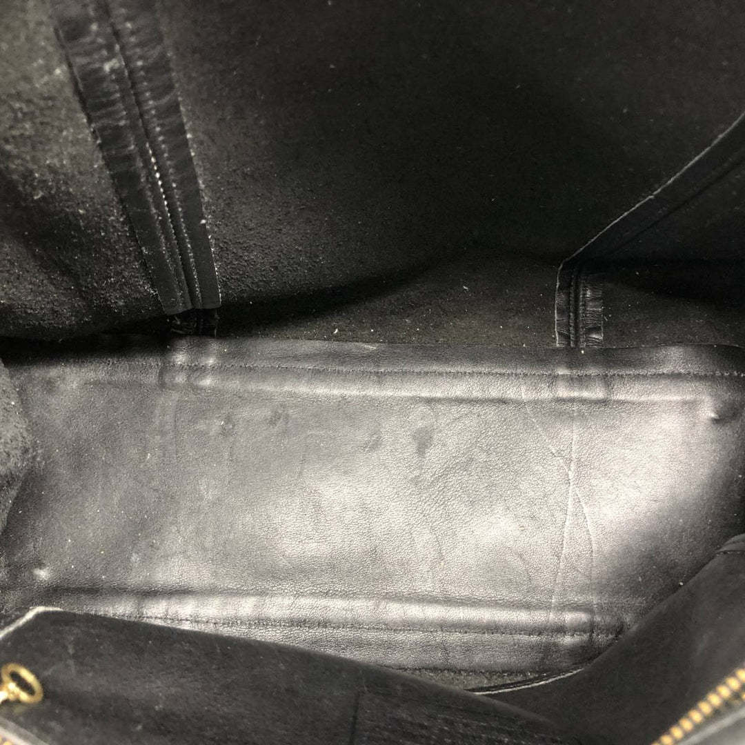 90'S Coach OLD COACH 2-WAY Shoulder Bag, Made in USA, Vintage Genuine Leather Cowhide black type Vintage Second Hand