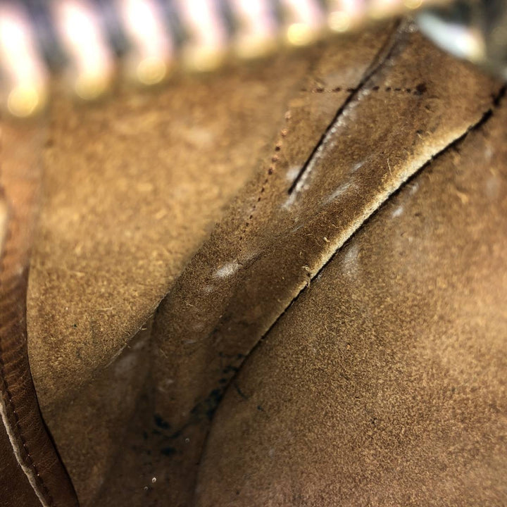 Vintage 60s-70'S Coach Old Coach Shoulder Bag, Made in USA genuine leather brown type Vintage Second Hand