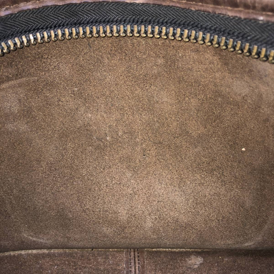 Vintage 60s-70'S Coach Old Coach Shoulder Bag, Made in USA genuine leather brown type Vintage Second Hand