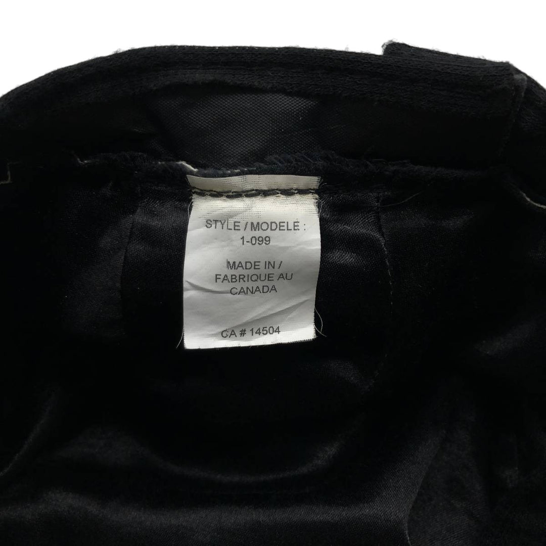 Vintage 1990'S Crown Cap Leather Newsboy Cap, Made in Canada, One Size Fits All leather black type Vintage Second Hand