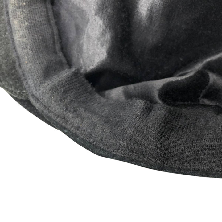 Vintage 1990'S Crown Cap Leather Newsboy Cap, Made in Canada, One Size Fits All leather black type Vintage Second Hand