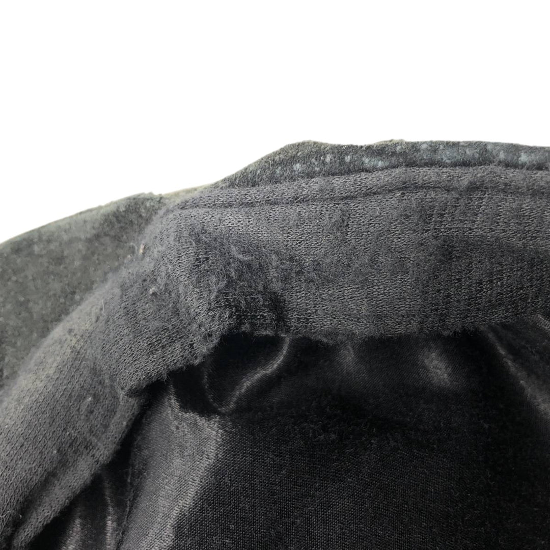 Vintage 1990'S Crown Cap Leather Newsboy Cap, Made in Canada, One Size Fits All leather black type Vintage Second Hand