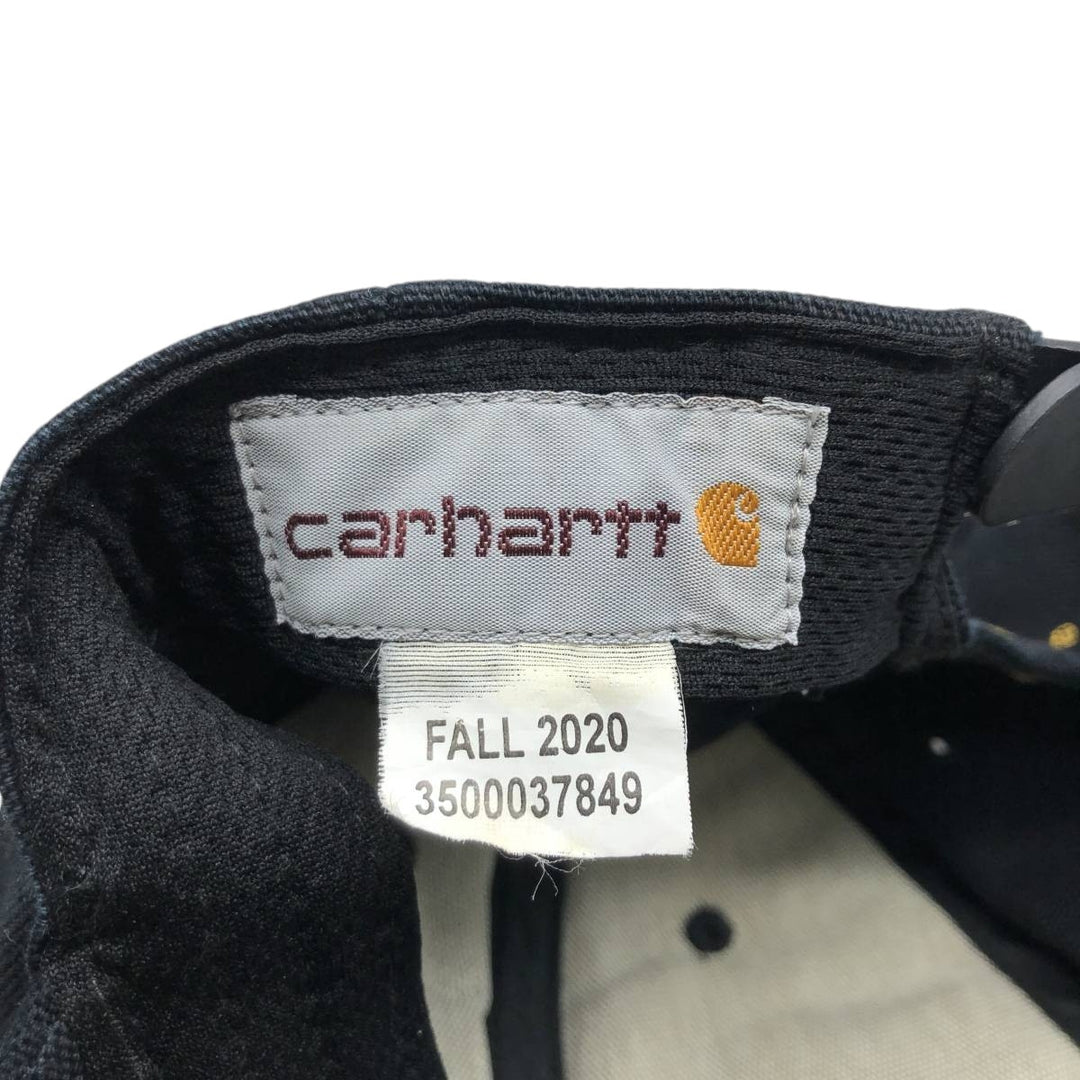 Carhartt Duck Baseball Cap, 6-Panel Cap, One Size Fits Most unclear black type Vintage Second Hand