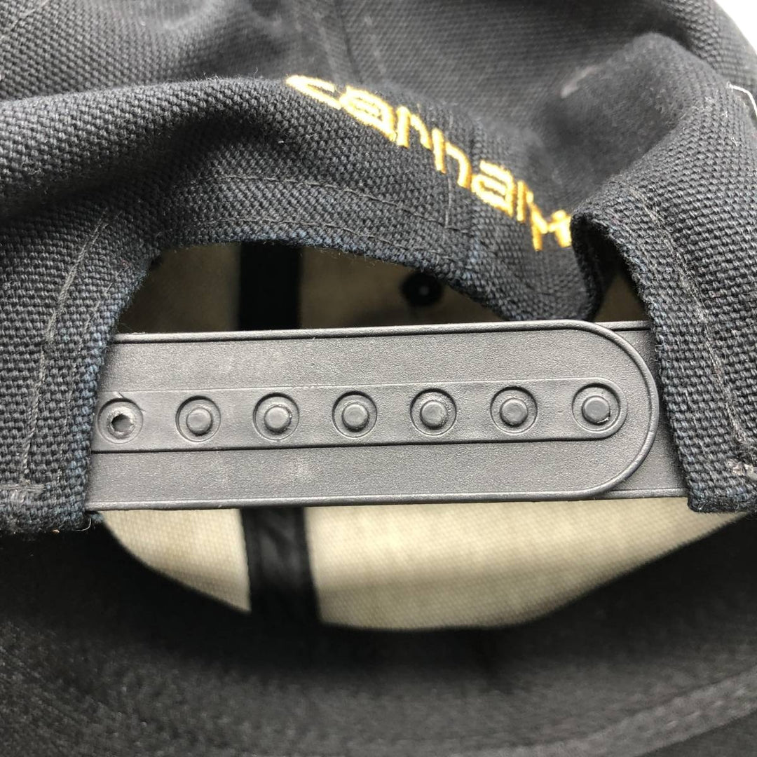 Carhartt Duck Baseball Cap, 6-Panel Cap, One Size Fits Most unclear black type Vintage Second Hand