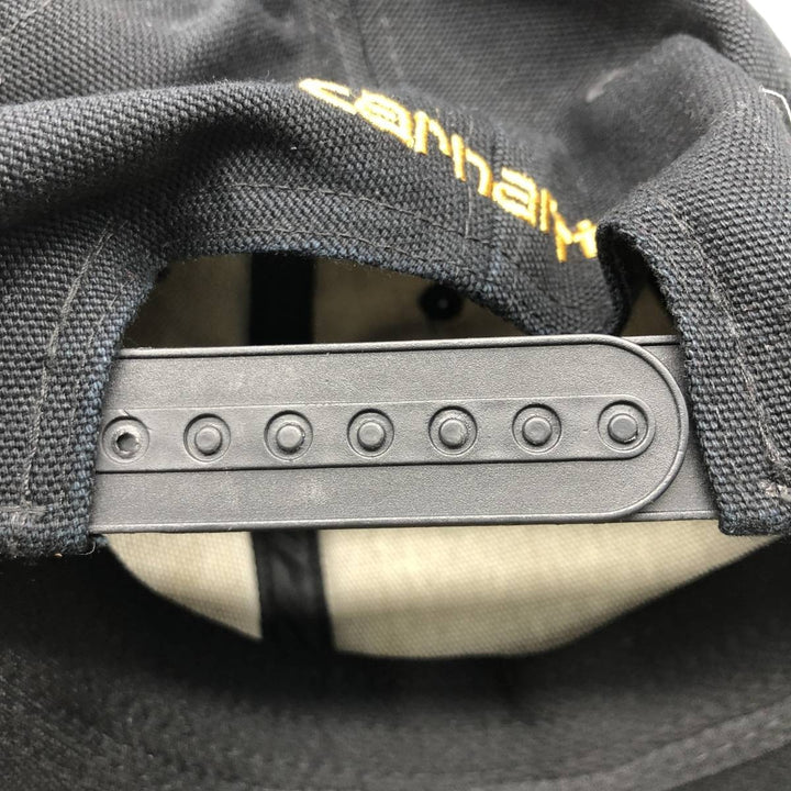 Carhartt Duck Baseball Cap, 6-Panel Cap, One Size Fits Most unclear black type Vintage Second Hand