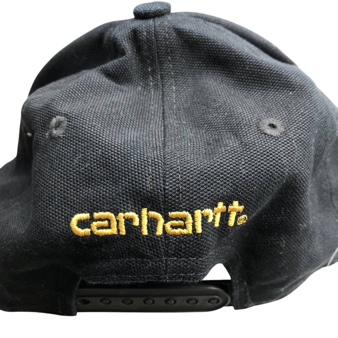 Carhartt Duck Baseball Cap, 6-Panel Cap, One Size Fits Most unclear black type Vintage Second Hand