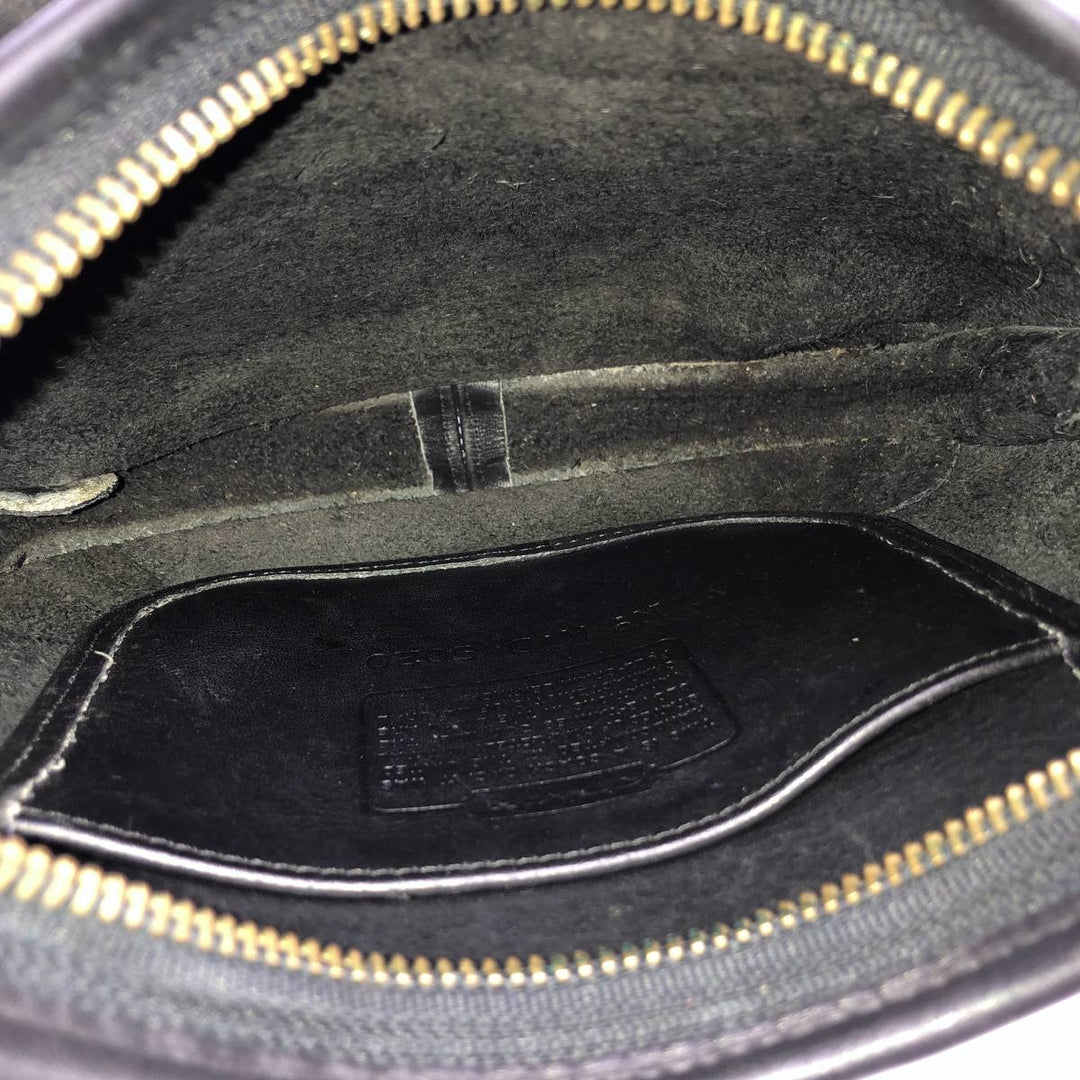 80's Coach COACH OLD COACH Old Coach Shoulder Bag Made in USA Vintage genuine leather black type Vintage Second Hand