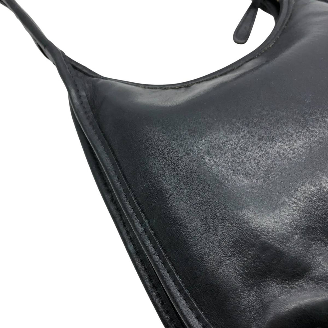 80's Coach COACH OLD COACH Old Coach Shoulder Bag Made in USA Vintage genuine leather black type Vintage Second Hand
