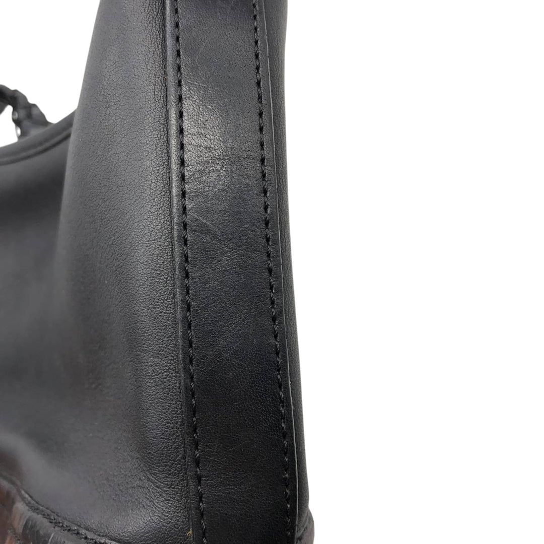 Brighton Shoulder Bag genuine leather black type Vintage Second Hand