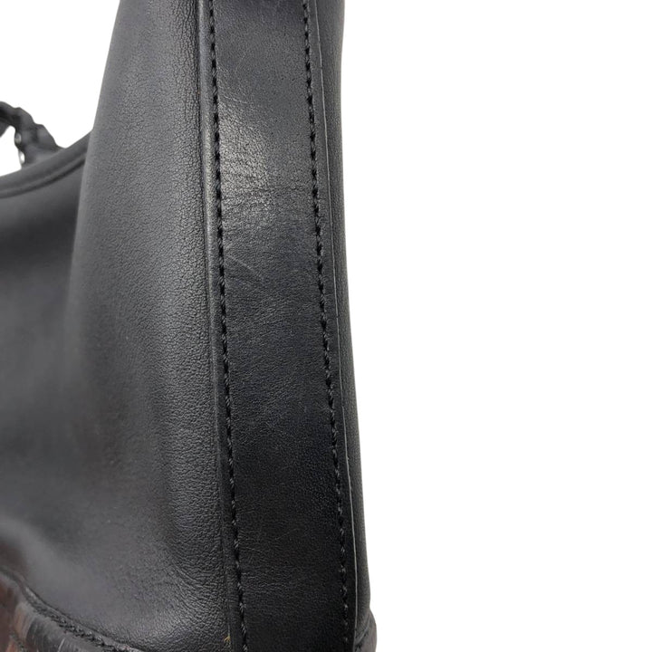 Brighton Shoulder Bag genuine leather black type Vintage Second Hand