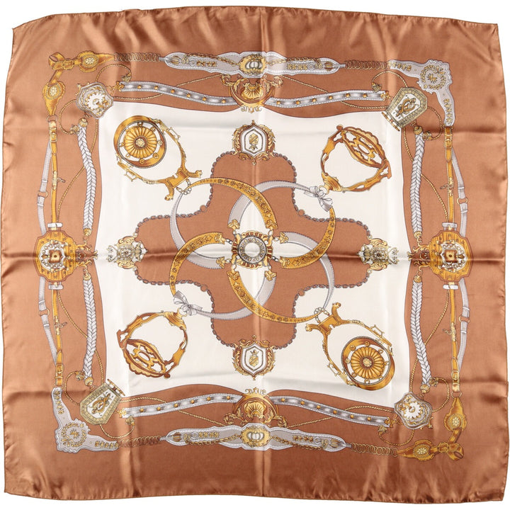 allover scarf polyester Beige type Vintage Second Hand