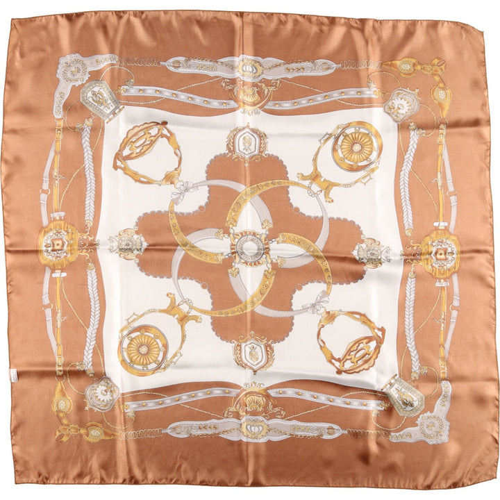 allover scarf polyester Beige type Vintage Second Hand