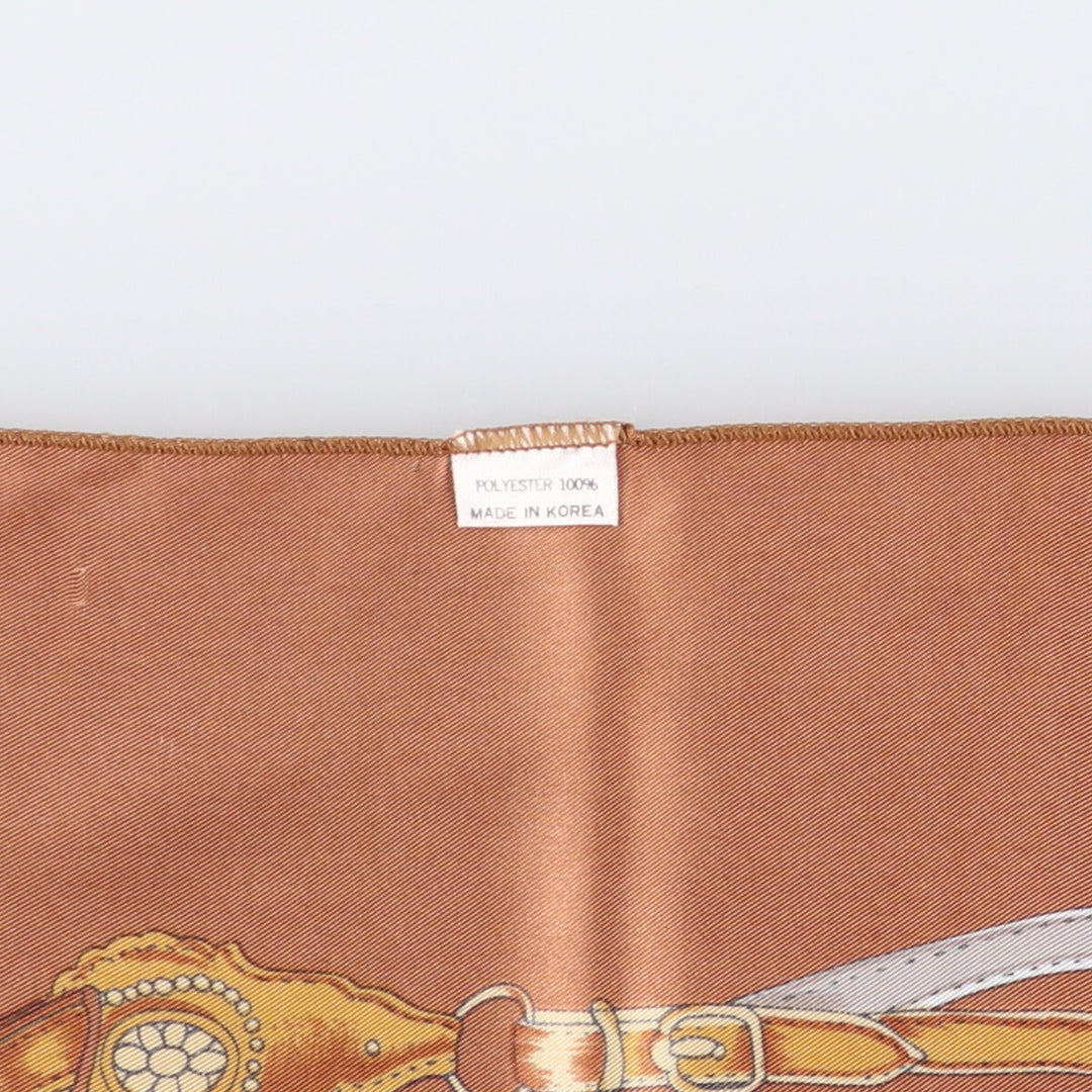 allover scarf polyester Beige type Vintage Second Hand