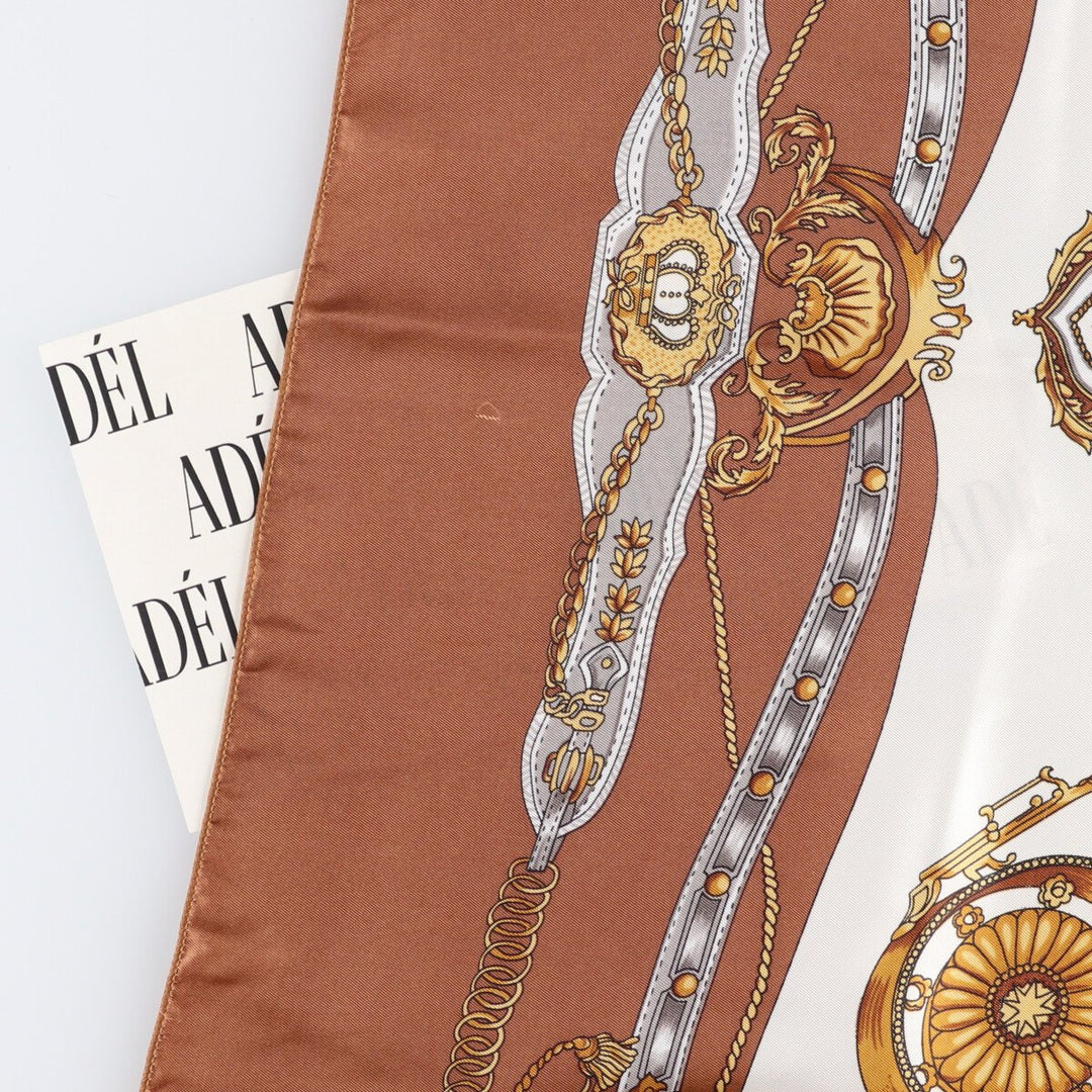 allover scarf polyester Beige type Vintage Second Hand