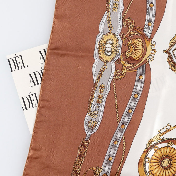 allover scarf polyester Beige type Vintage Second Hand