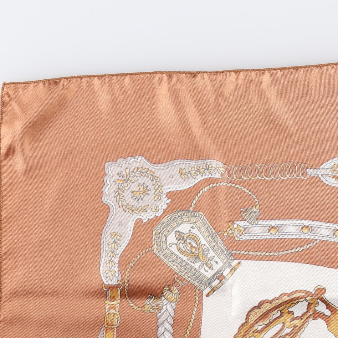 allover scarf polyester Beige type Vintage Second Hand