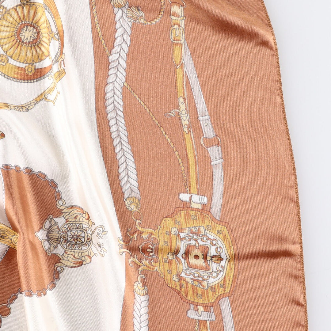 allover scarf polyester Beige type Vintage Second Hand