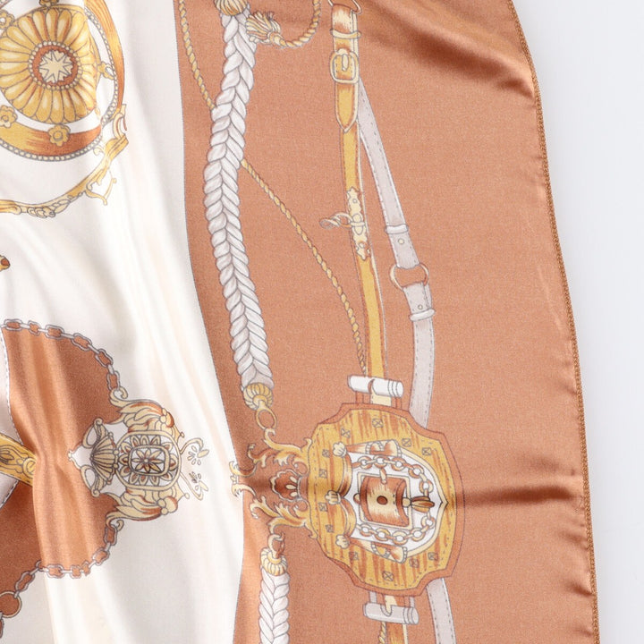 allover scarf polyester Beige type Vintage Second Hand