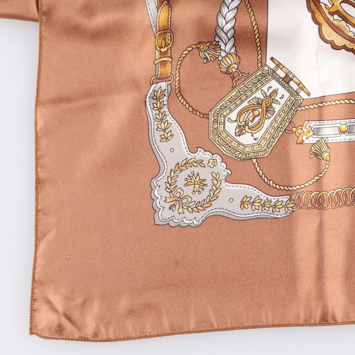 allover scarf polyester Beige type Vintage Second Hand