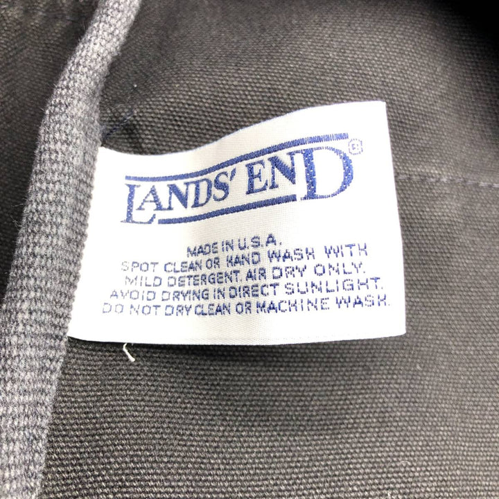 LANDS' END Shoulder Bag Made in USA unclear black type Vintage Second Hand