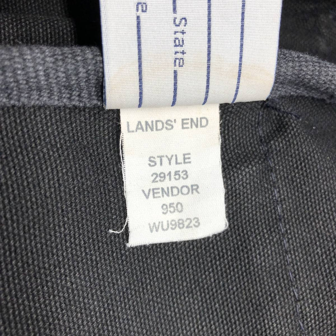 LANDS' END Shoulder Bag Made in USA unclear black type Vintage Second Hand