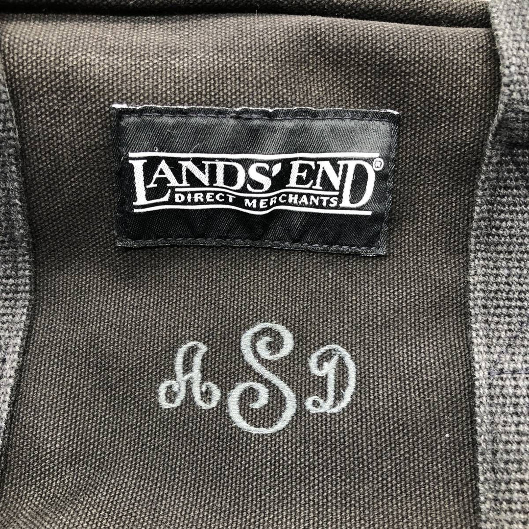 LANDS' END Shoulder Bag Made in USA unclear black type Vintage Second Hand
