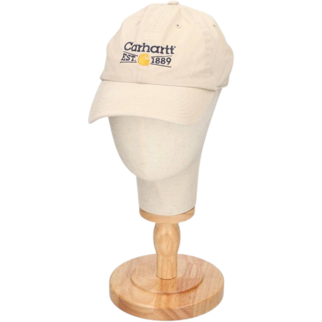 Carhartt Baseball Cap Free Size cotton Beige type Vintage Second Hand