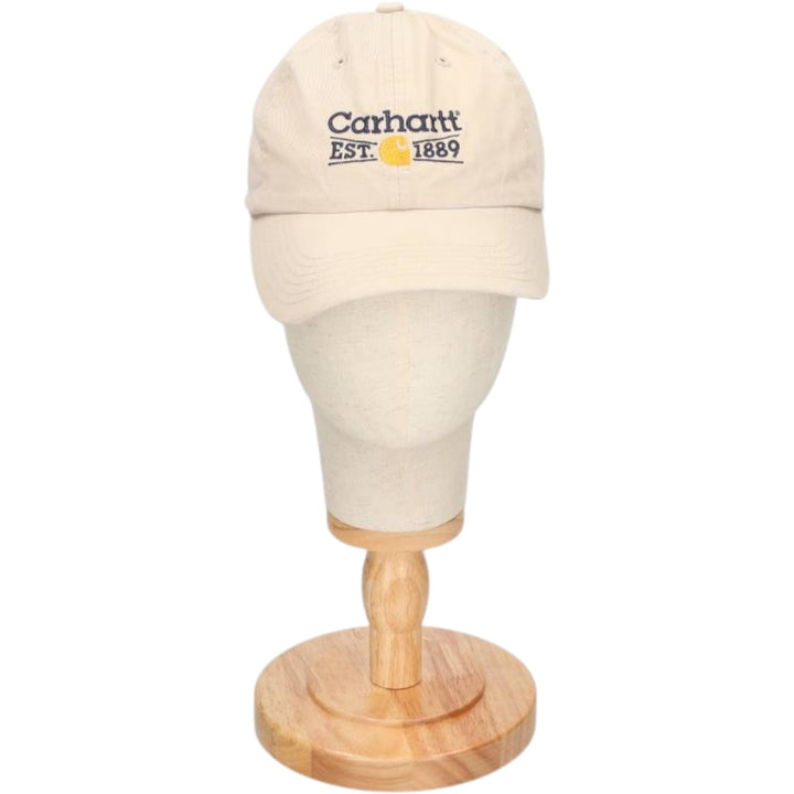 Carhartt Baseball Cap Free Size cotton Beige type Vintage Second Hand