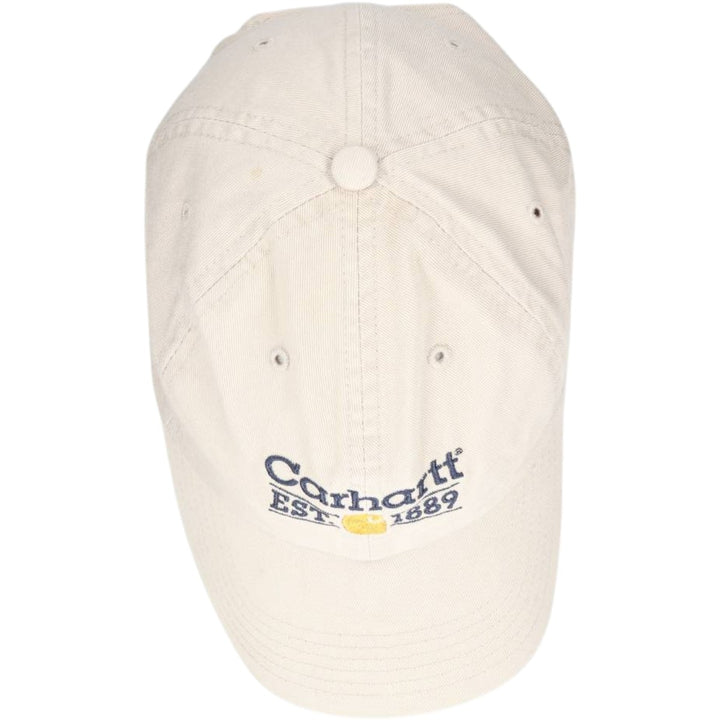 Carhartt Baseball Cap Free Size cotton Beige type Vintage Second Hand