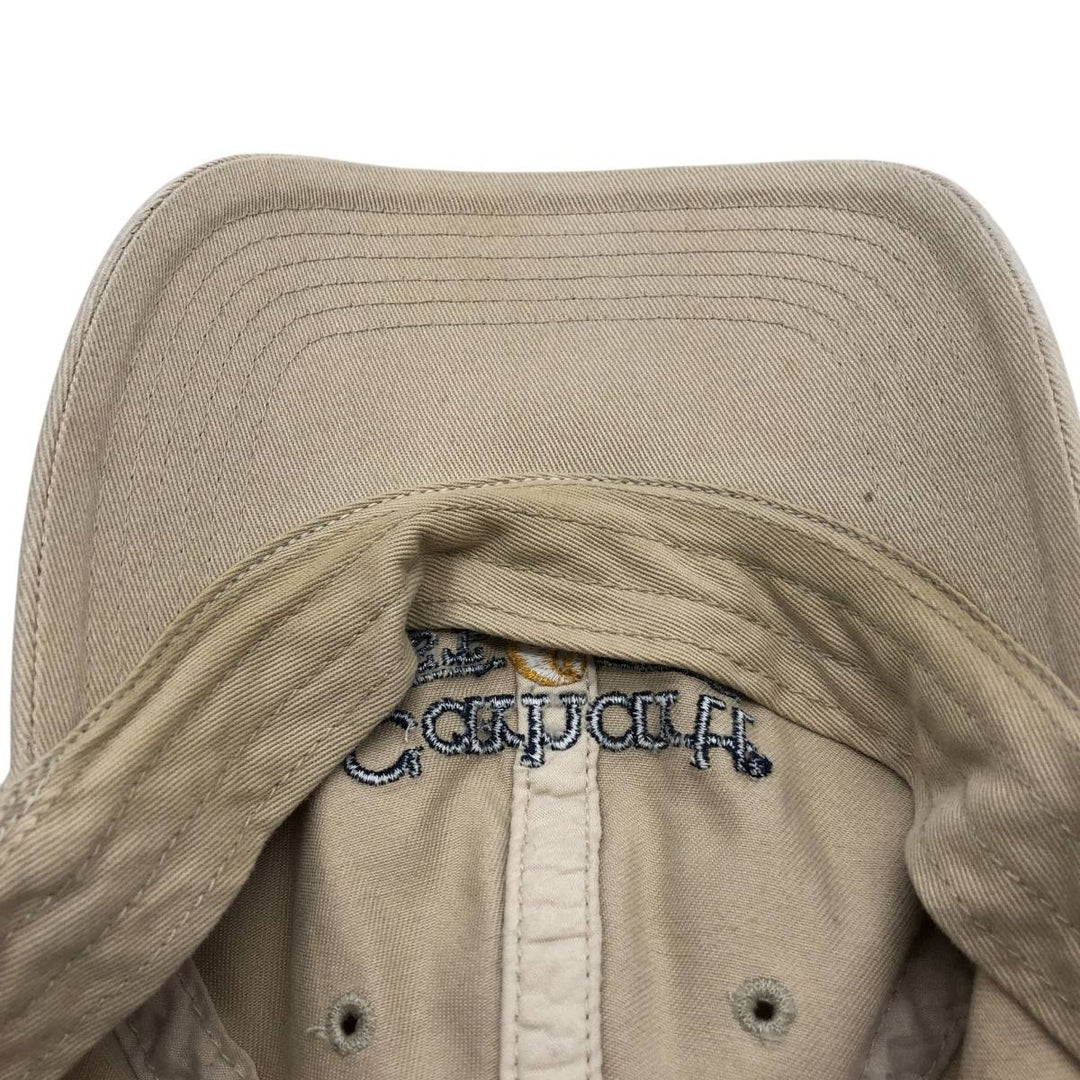 Carhartt Baseball Cap Free Size cotton Beige type Vintage Second Hand