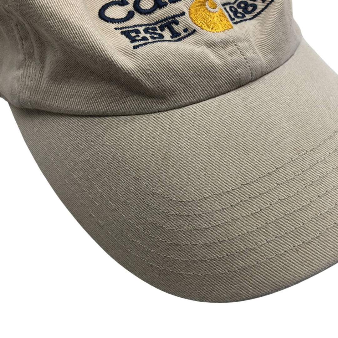 Carhartt Baseball Cap Free Size cotton Beige type Vintage Second Hand