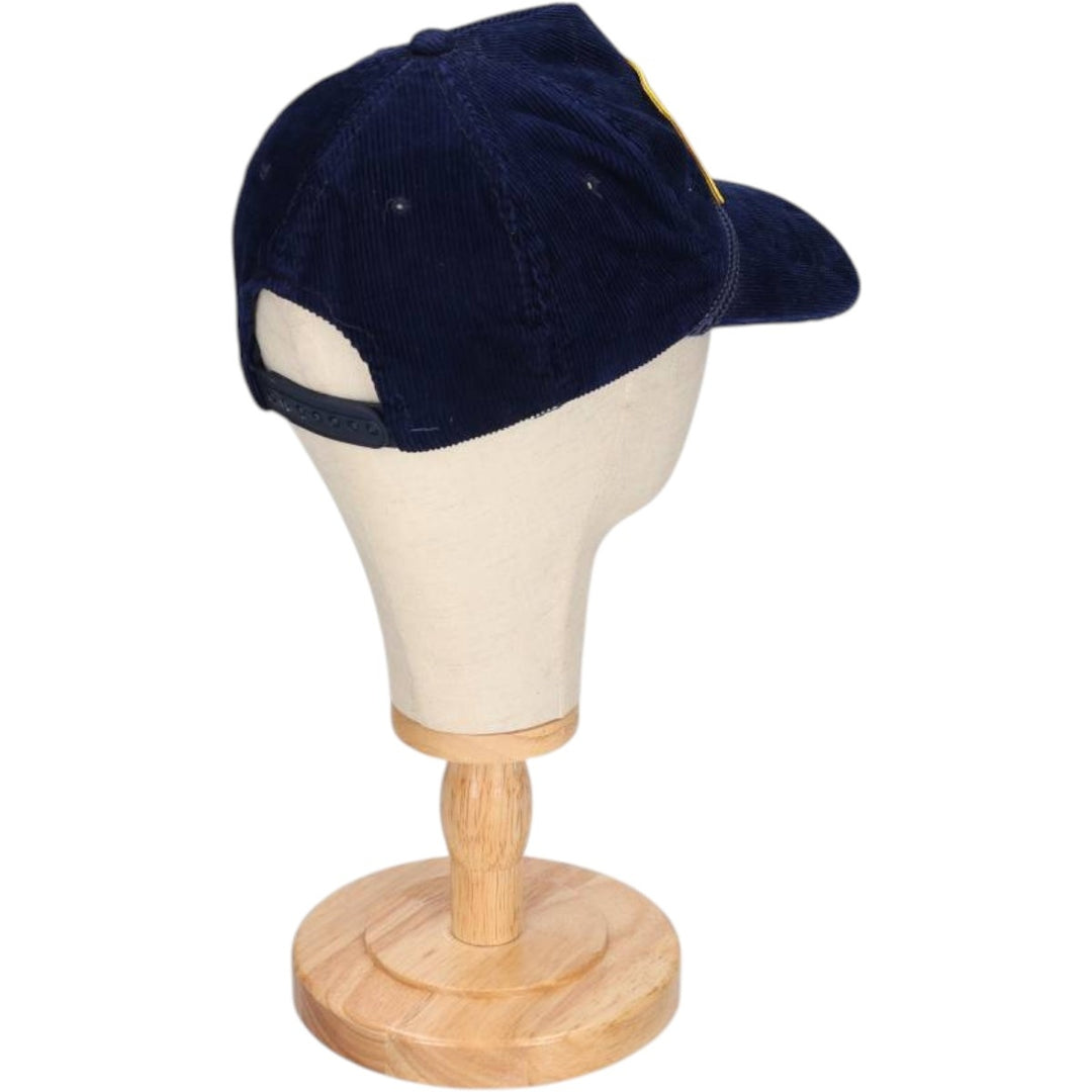 Vintage 90'S YOUNY FLOW Trucker Cap, Corduroy Cap, One Size Fits Most unclear navy blue type Vintage Second Hand