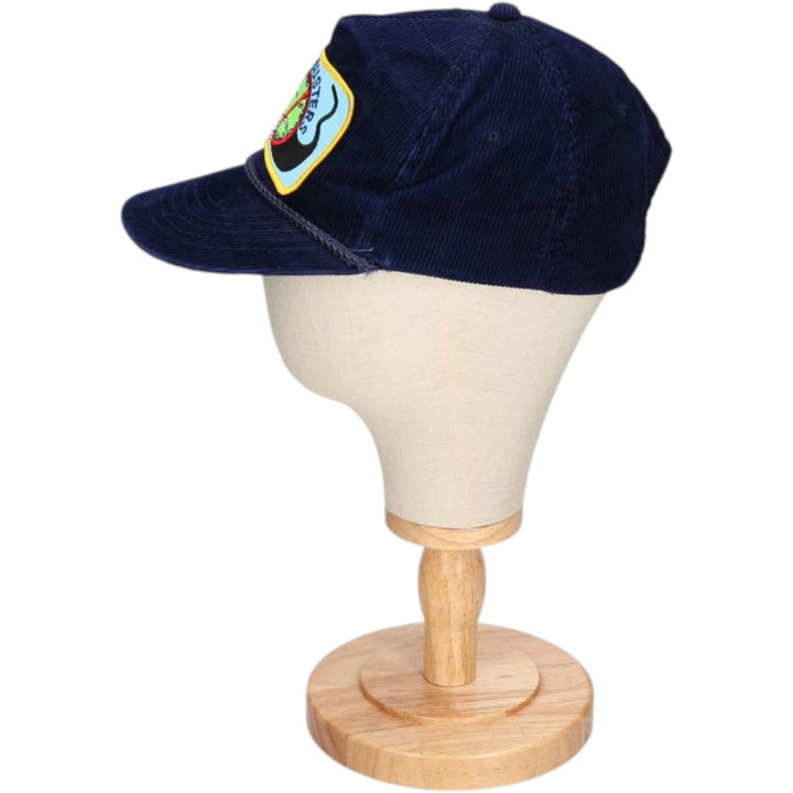 Vintage 90'S YOUNY FLOW Trucker Cap, Corduroy Cap, One Size Fits Most unclear navy blue type Vintage Second Hand