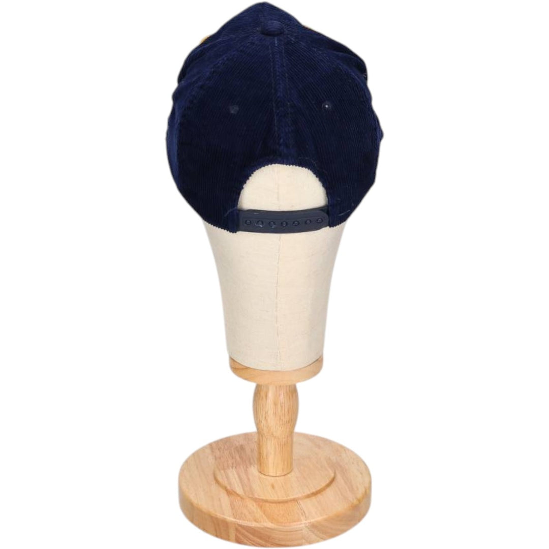 Vintage 90'S YOUNY FLOW Trucker Cap, Corduroy Cap, One Size Fits Most unclear navy blue type Vintage Second Hand