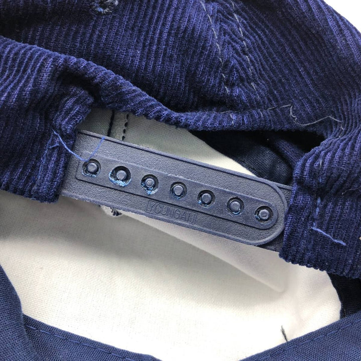 Vintage 90'S YOUNY FLOW Trucker Cap, Corduroy Cap, One Size Fits Most unclear navy blue type Vintage Second Hand