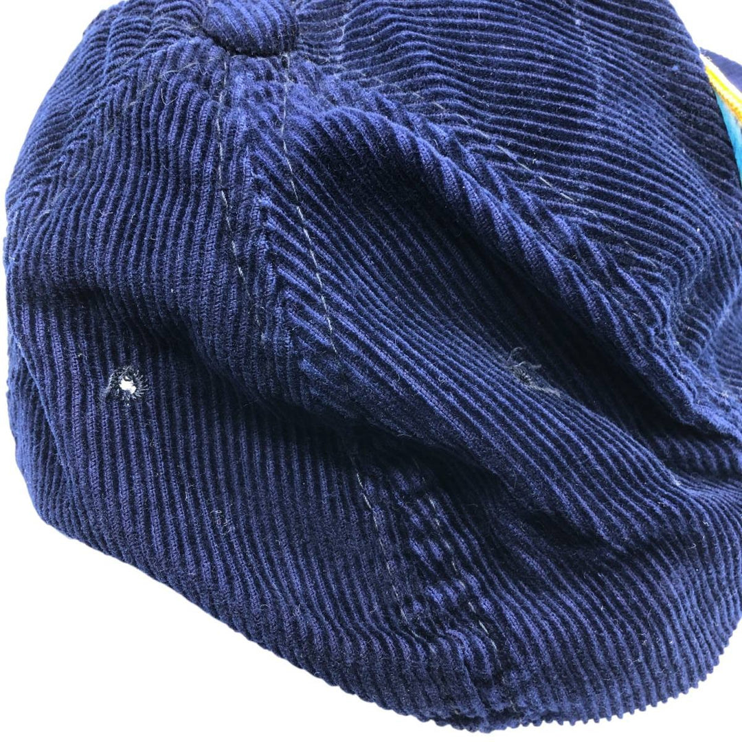 Vintage 90'S YOUNY FLOW Trucker Cap, Corduroy Cap, One Size Fits Most unclear navy blue type Vintage Second Hand