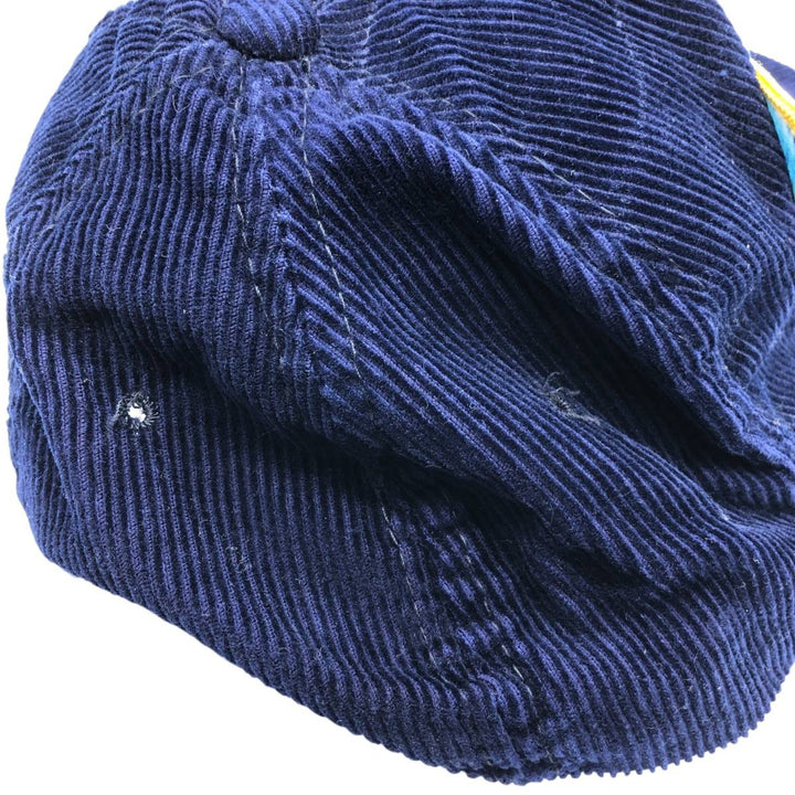 Vintage 90'S YOUNY FLOW Trucker Cap, Corduroy Cap, One Size Fits Most unclear navy blue type Vintage Second Hand