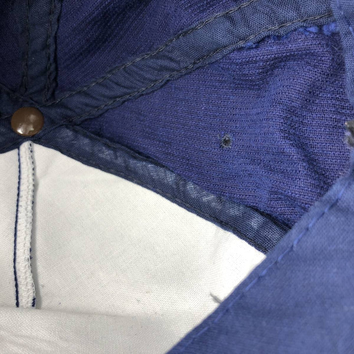 Vintage 90'S YOUNY FLOW Trucker Cap, Corduroy Cap, One Size Fits Most unclear navy blue type Vintage Second Hand