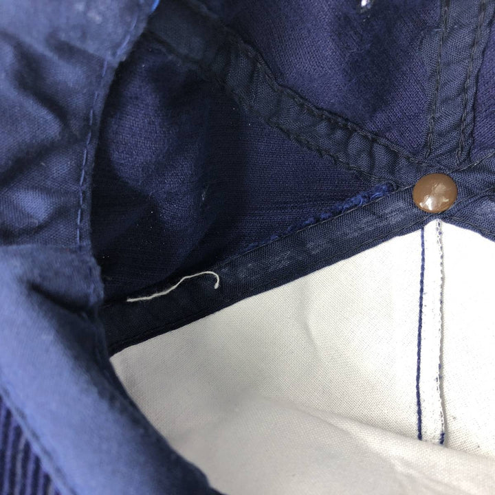 Vintage 90'S YOUNY FLOW Trucker Cap, Corduroy Cap, One Size Fits Most unclear navy blue type Vintage Second Hand