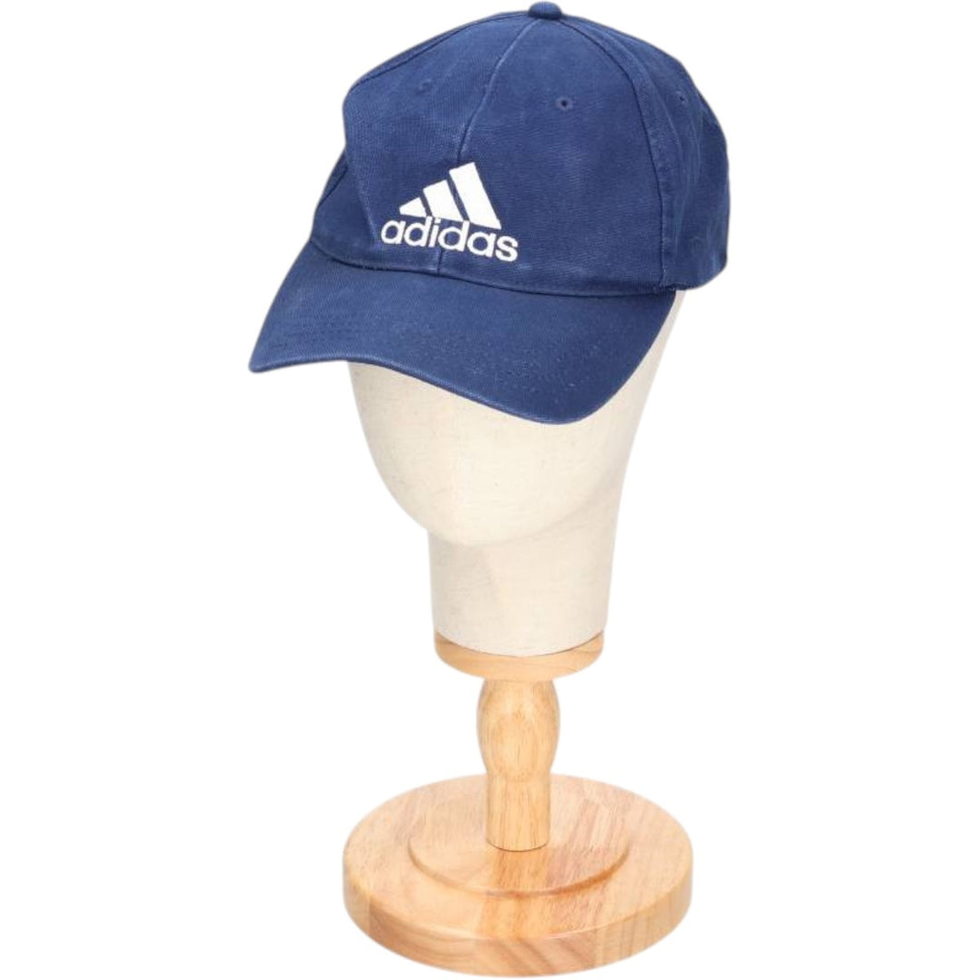 Adidas baseball cap, one size fits all cotton navy blue type Vintage Second Hand