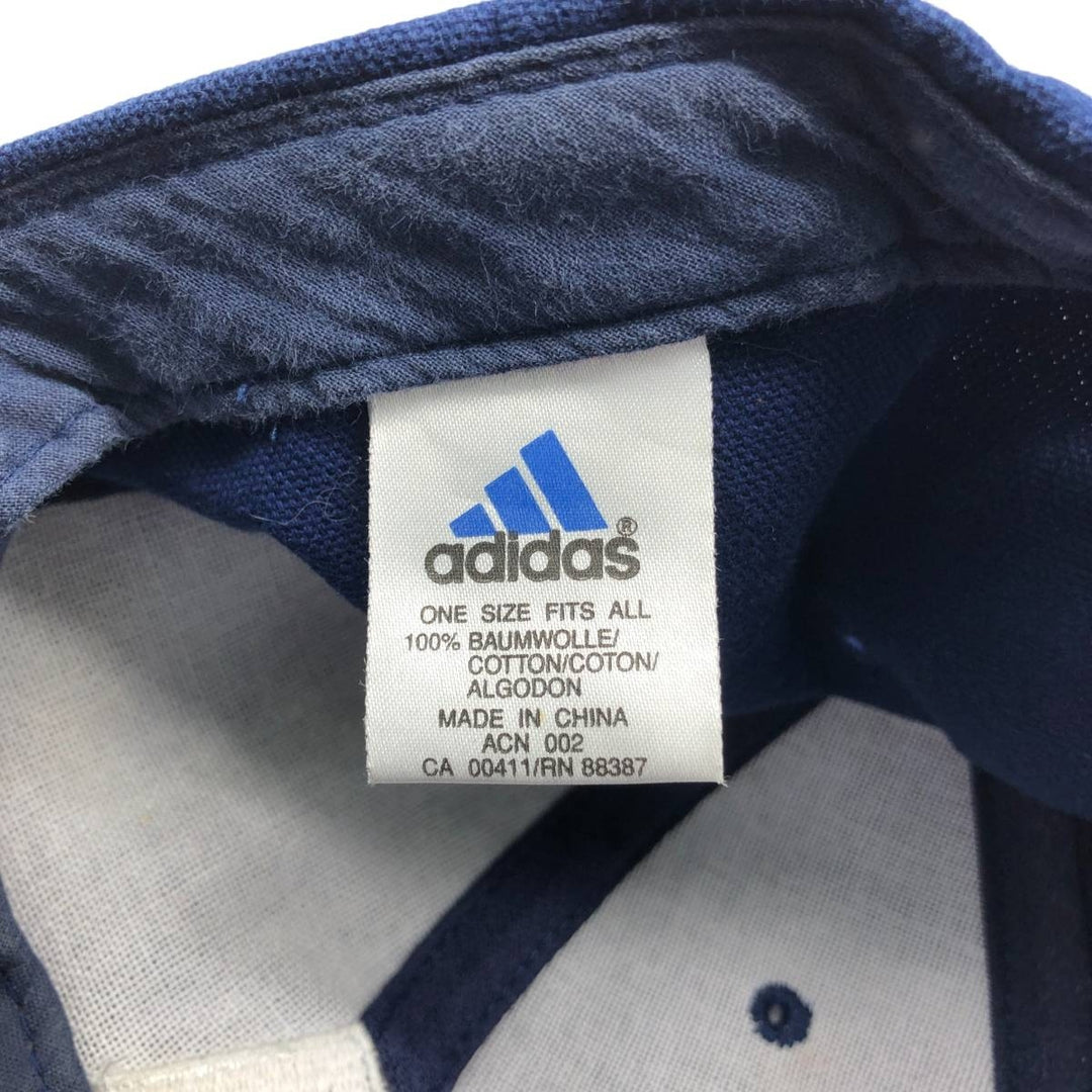 Adidas baseball cap, one size fits all cotton navy blue type Vintage Second Hand