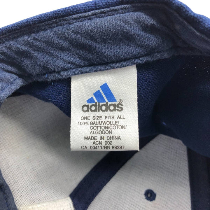 Adidas baseball cap, one size fits all cotton navy blue type Vintage Second Hand