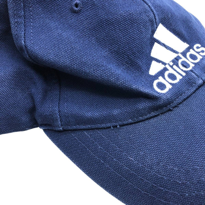 Adidas baseball cap, one size fits all cotton navy blue type Vintage Second Hand