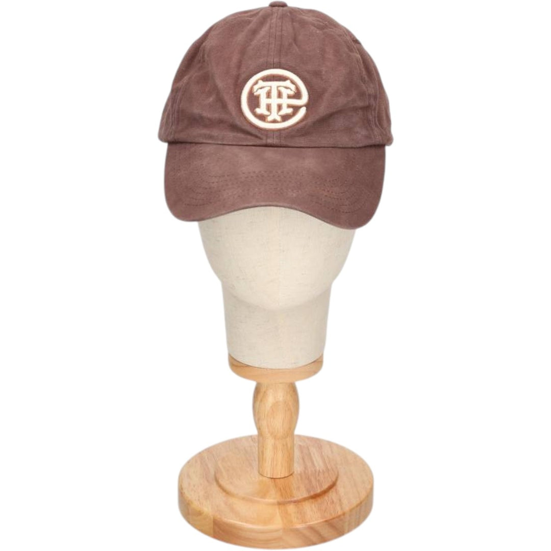 00'S Tommy Hilfiger 6-Panel Baseball Cap, One Size Fits Most cotton brown type Vintage Second Hand