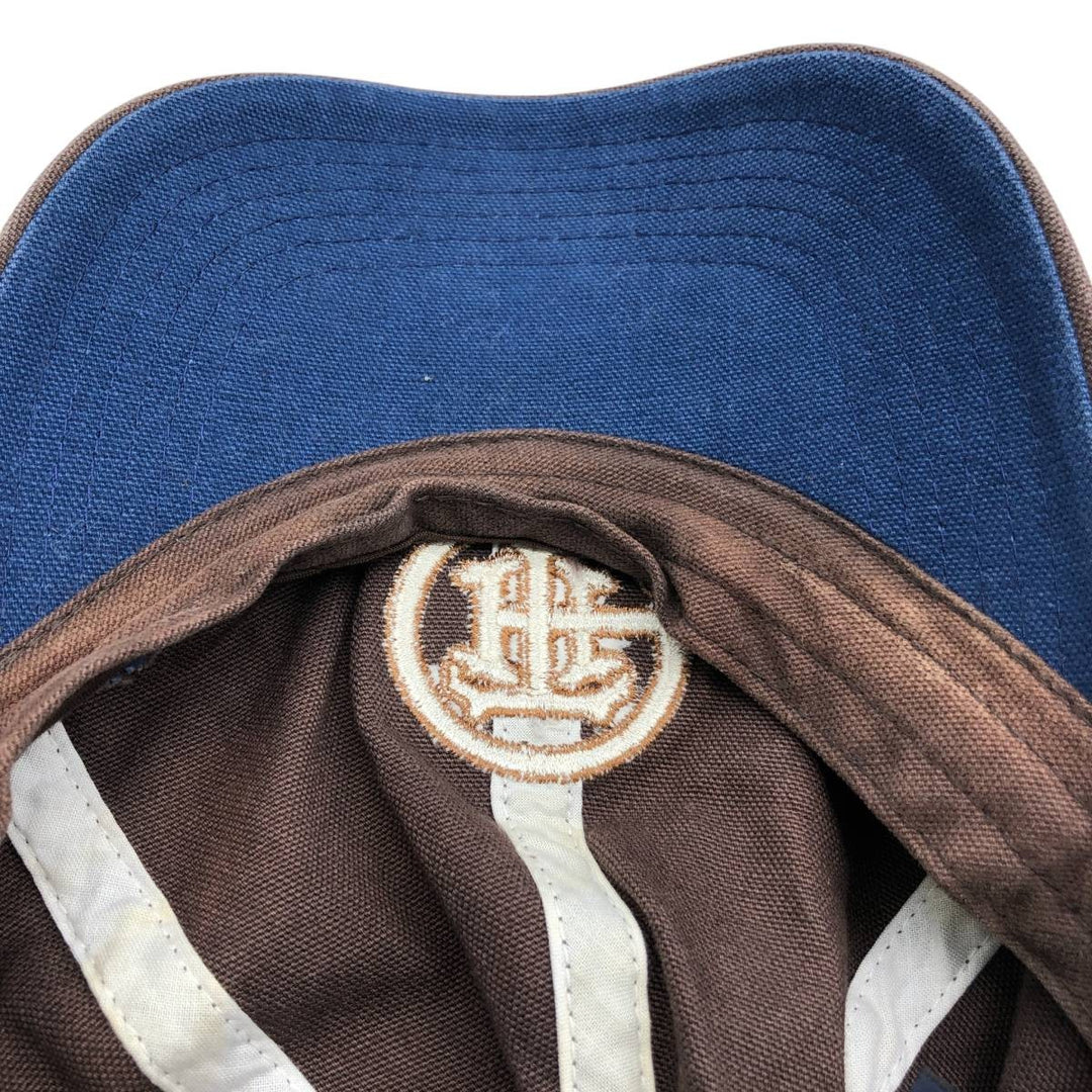 00'S Tommy Hilfiger 6-Panel Baseball Cap, One Size Fits Most cotton brown type Vintage Second Hand