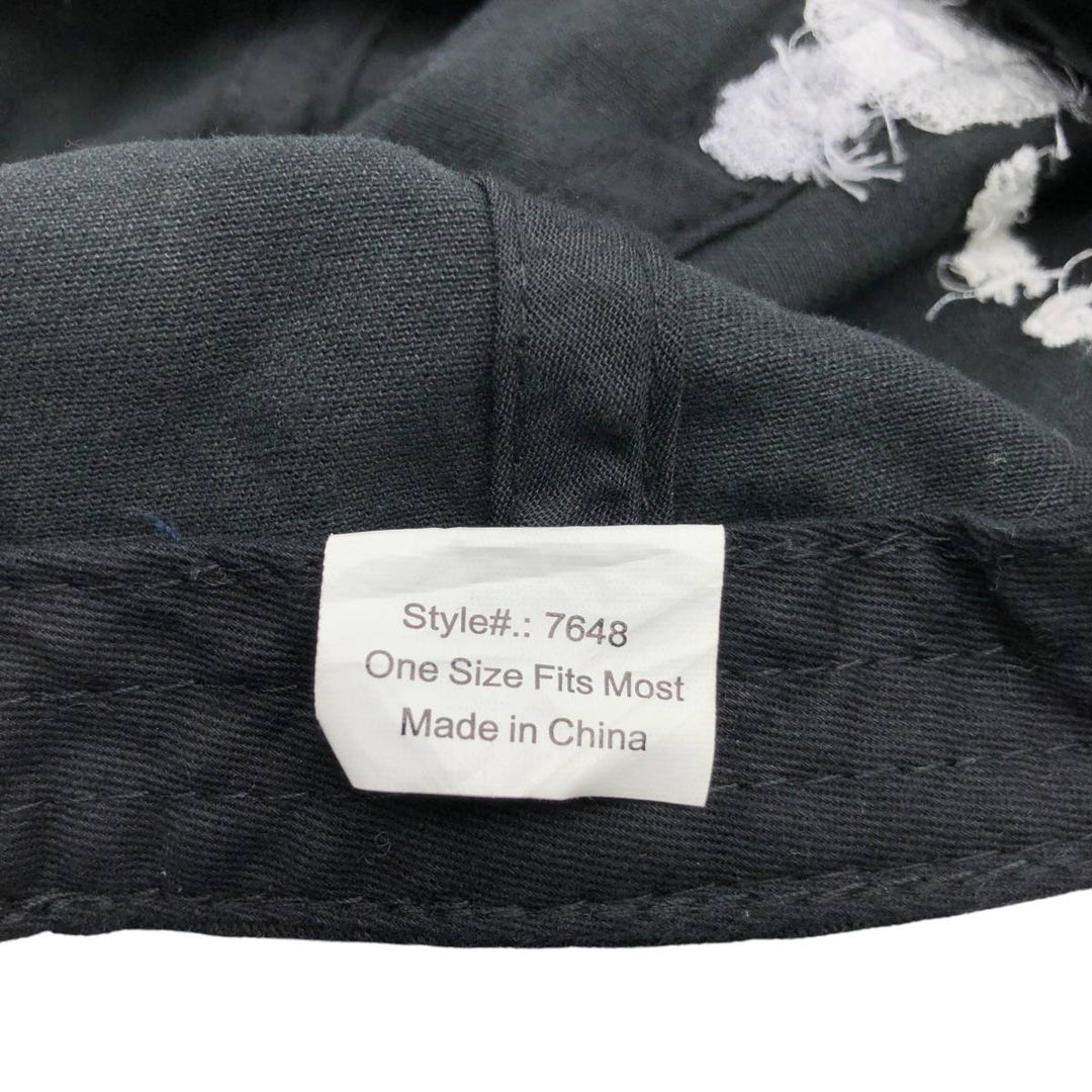 DIRECT CAPS Baseball Cap 6 Panel Cap One Size Fits All unclear black type Vintage Second Hand