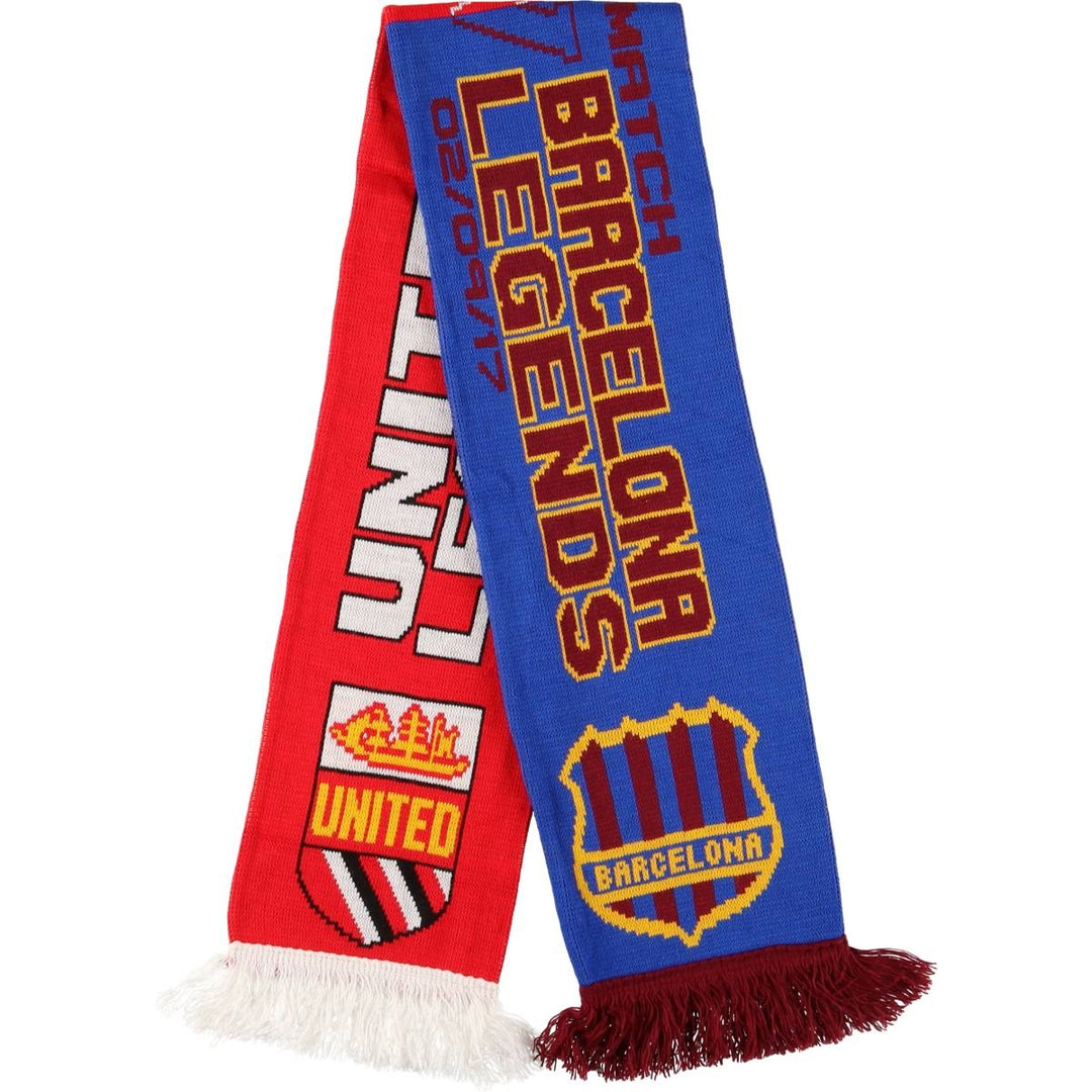 Premier League Manchester United LA LIGA La Liga FC BARCELONA FC Barcelona scarf unclear blue type Vintage Second Hand